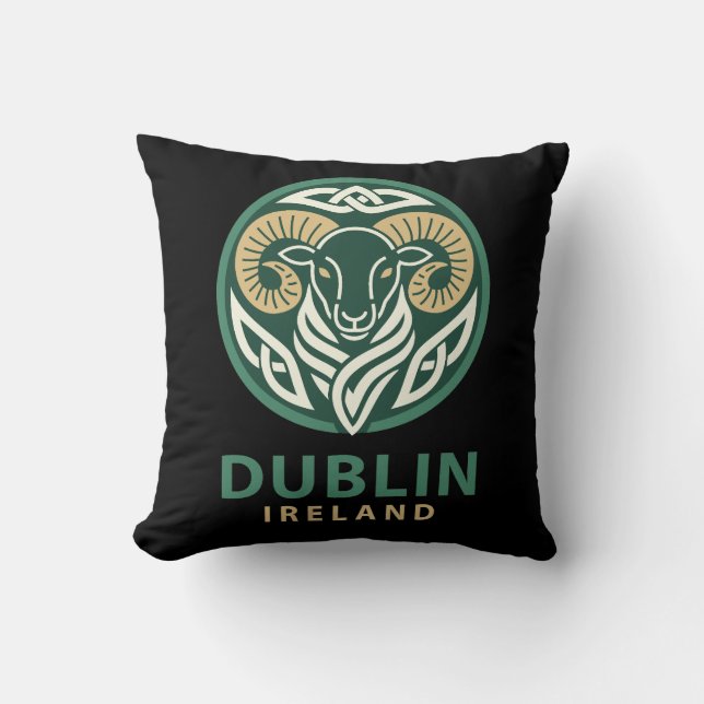Dublin Ireland Europe Kissen (Vorderseite)