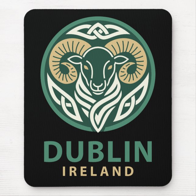 Dublin Ireland Europe Mousepad (Vorne)