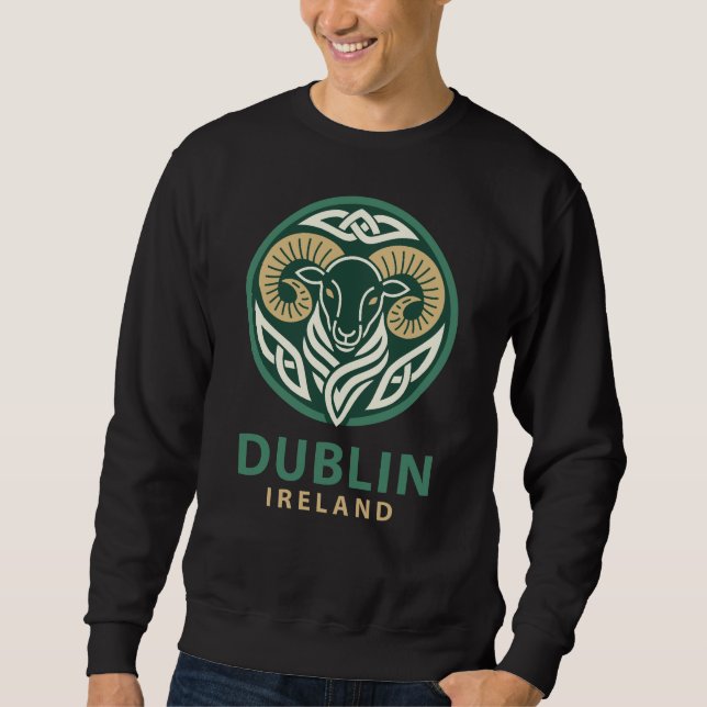 Dublin Ireland Europe Sweatshirt (Vorderseite)