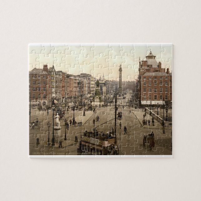 Dublin Irland Anfang der 1900er Jahre Szene jigsaw (Horizontal)