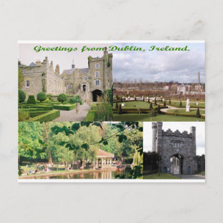Dublin Irland Antikes Gebäude Multiimages Postkarte