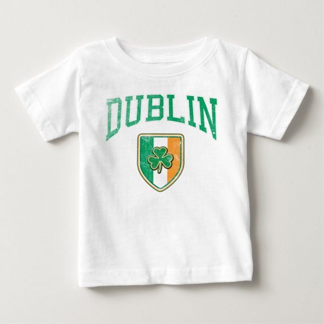 DUBLIN Irland Baby T-shirt (Vorderseite)