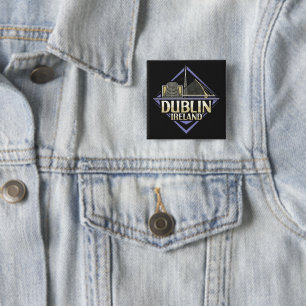 Dublin Irland Button