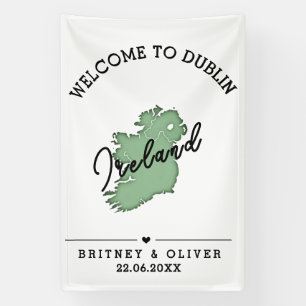Dublin Irland Destination Hochzeitsgeschenke Banner