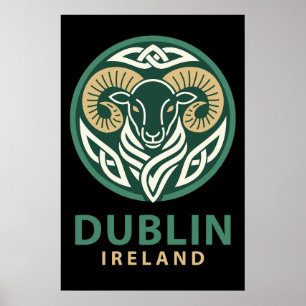 Dublin Irland Europa Poster