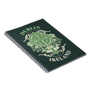 Dublin Irland Irische Keltisches Kreuz Notizblock