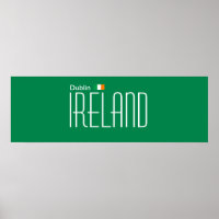 Dublin, Irland Poster