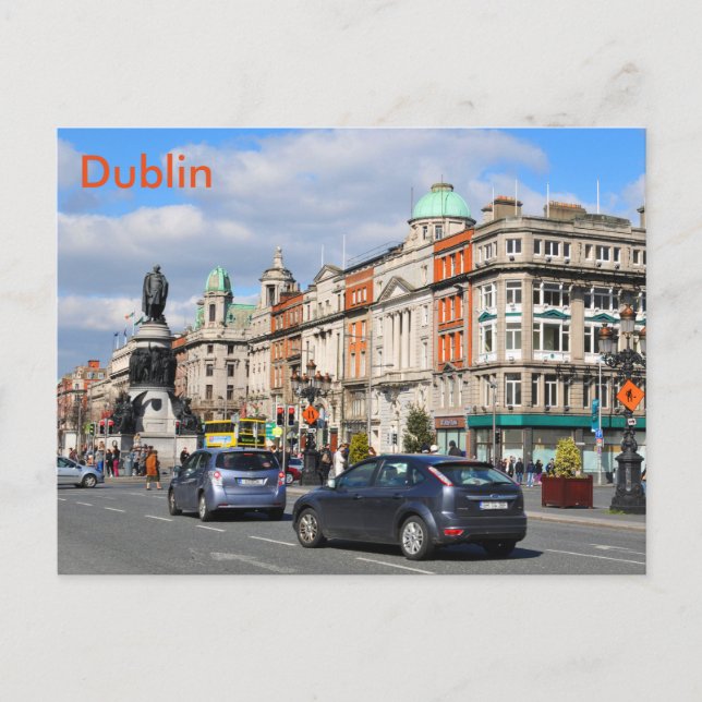 Dublin. Irland Postkarte (Vorderseite)