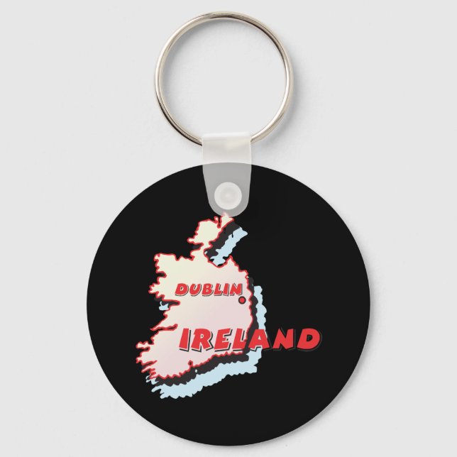 Dublin Irland Schlüsselanhänger (Vorderseite)