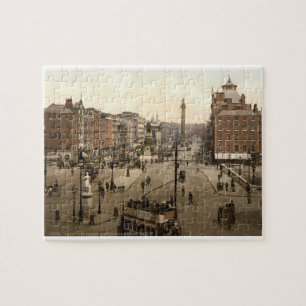 Dublin Irland Straßenbild Anfang 1900er Jahre Puzz