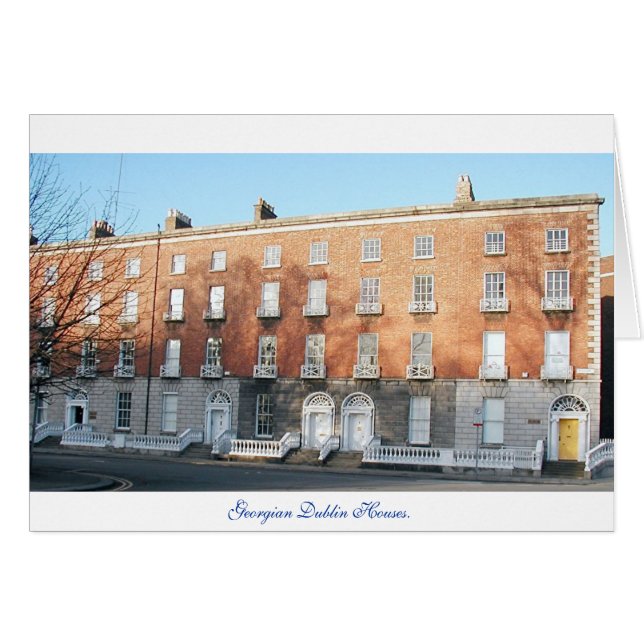 Dublin Irlande, Maisons géorgiennes portes antique (Devant horizontal)