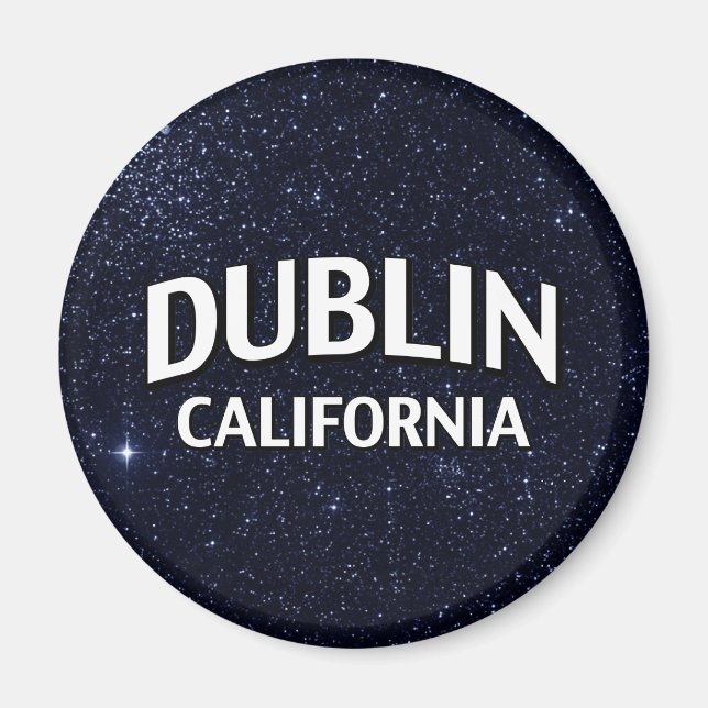 Dublin Kalifornien Magnet (Vorne)