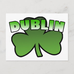 Dublin Kleeblatt Postcard Postkarte