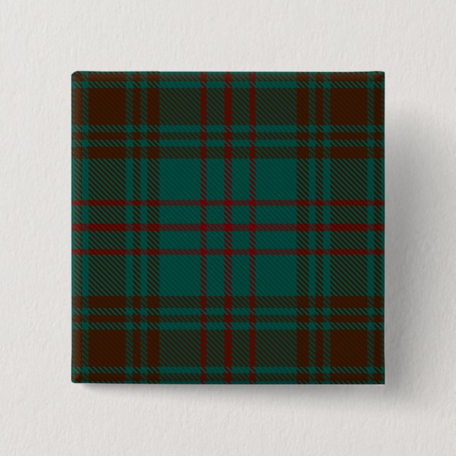 Dublin Landkreis Irish Tartan Button (Vorderseite)