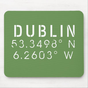 Dublin Länge Breite Mousepad