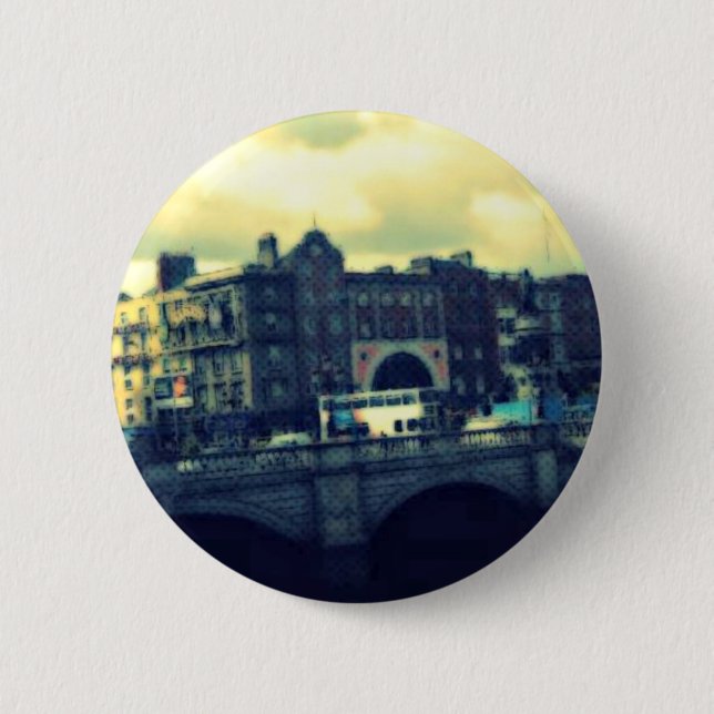 Dublin Pop Art Button (Vorderseite)