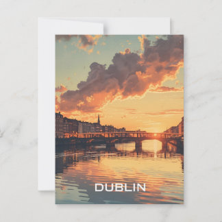 Dublin Postkarte