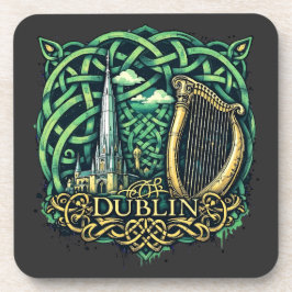 Dublin Republik Irland Getränkeuntersetzer