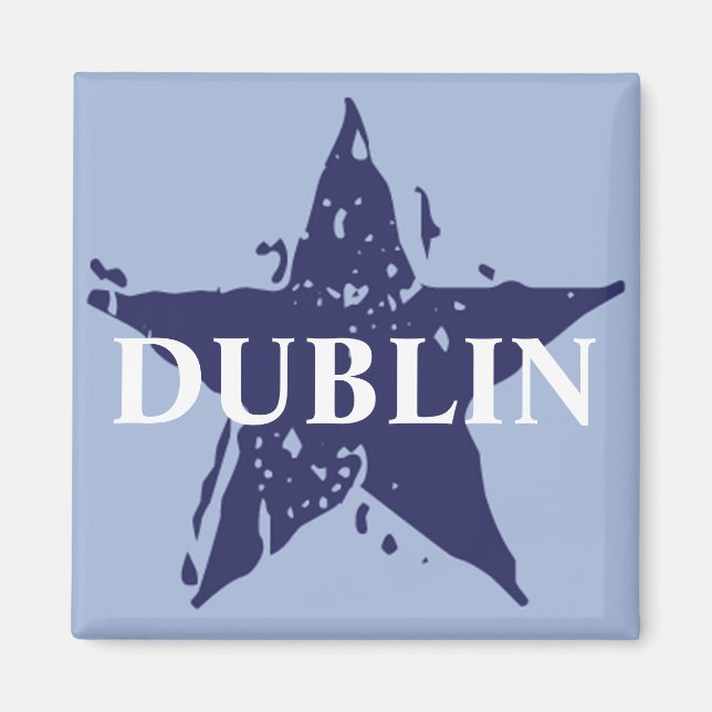 DUBLIN-Sternmagnet Magnet (Vorne)