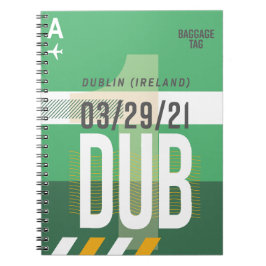 Dublin - Travel Journal Notizblock