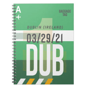 Dublin - Travel Journal Notizblock