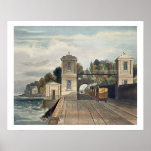 Dublin und Kingstown Railway: Granite Pavilions un Poster