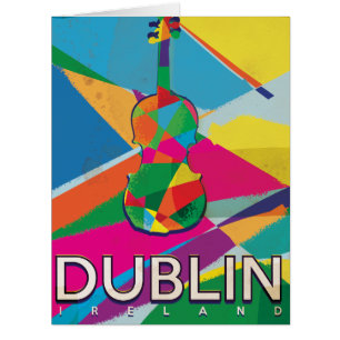 Dublin Vintage Travel Poster