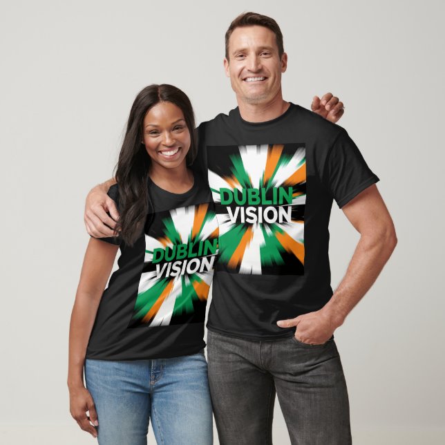 Dublin Vision St. Patricks Day Wirkung T-Shirt (Unisex)