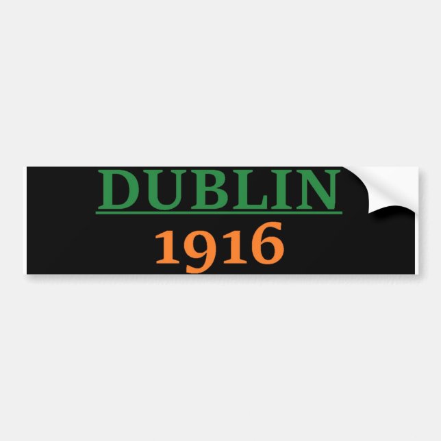 DublinAutoaufkleber 1916 Autoaufkleber (Vorne)