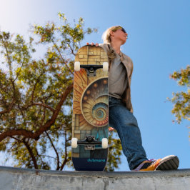 Dubman Does Design: Fibonacci Multiversum-Collage Skateboard