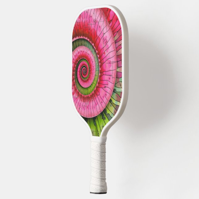 Dubman Game Designs: Fibonacci Flux Spirale  Pickleball Schläger (Links)