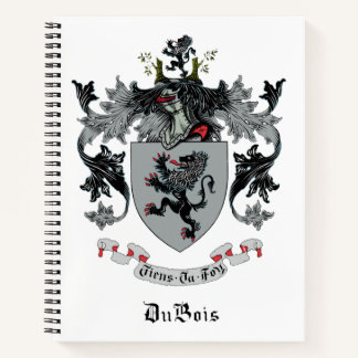 DuBois Familienwappen Spiral Notebooks Notizbuch