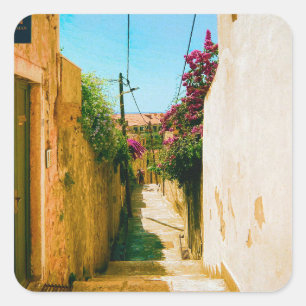 Dubrovnik Allee - Kroatien Quadratischer Aufkleber