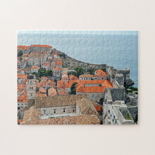 Dubrovnik Altstadt - Dächer und Mauern - Kroatien (Horizontal)