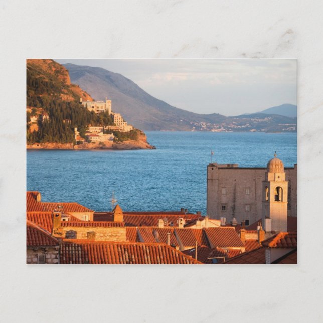 Dubrovnik bei Sunset Postkarte (Vorderseite)