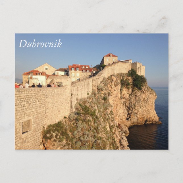 Dubrovnik City Walls Postkarte (Vorderseite)