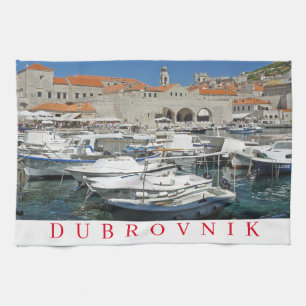 Dubrovnik Hafen Teetuch Geschirrtuch