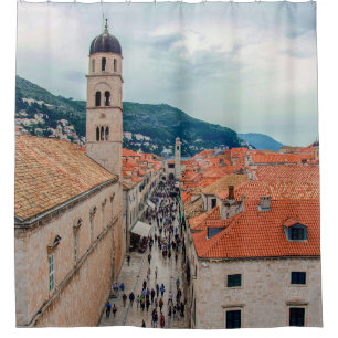 Dubrovnik Hauptstraße, Kroatien Duschvorhang