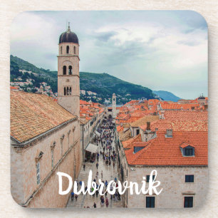 Dubrovnik Hauptstraße, Kroatien Getränkeuntersetzer