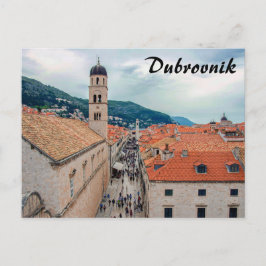 Dubrovnik Hauptstraße, Kroatien Postkarte