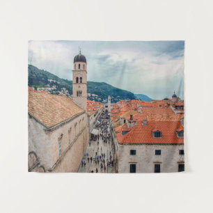 Dubrovnik Hauptstraße, Kroatien Wandteppich