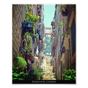 Dubrovnik Inside the Old City Walls Holiday Fotodruck