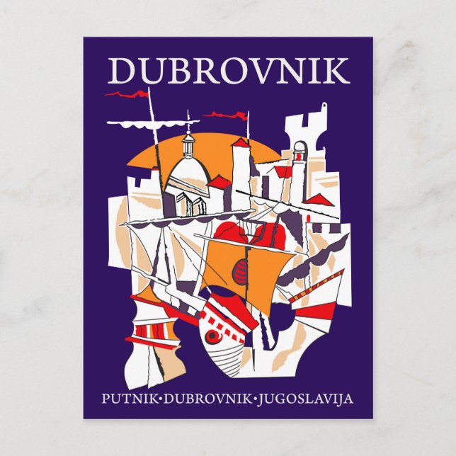 Dubrovnik, Jugoslawien Postkarte (Vorderseite)
