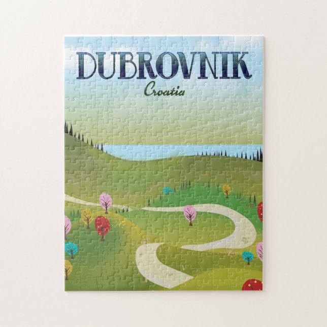 dubrovnik Kroatia Landschaftsposter. (Vertikal)