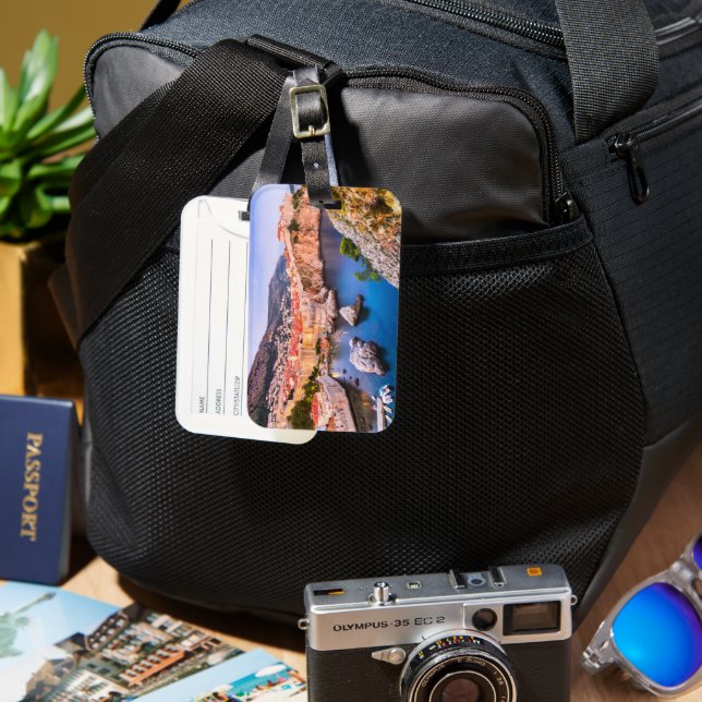 Dubrovnik Kroatien Gepäckanhänger (Vorderseite & Rückseite)