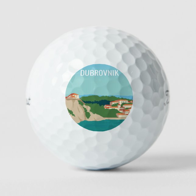 Dubrovnik Kroatien Golfball (Vorderseite)