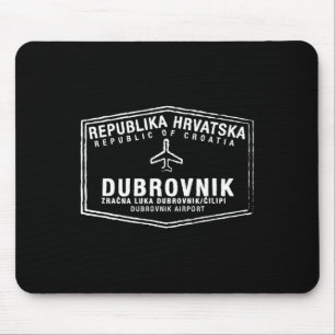 Dubrovnik Kroatien Hafen Stempel Urlaub Reisen Mousepad