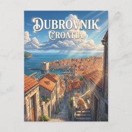 Dubrovnik, Kroatien Kroatien Postkarte