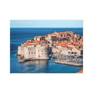 Dubrovnik - Kroatien - Landebild Leinwanddruck