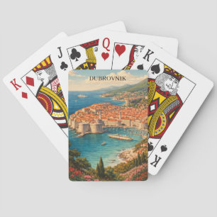 Dubrovnik, Kroatien – Perle der Adria Reise Spielkarten